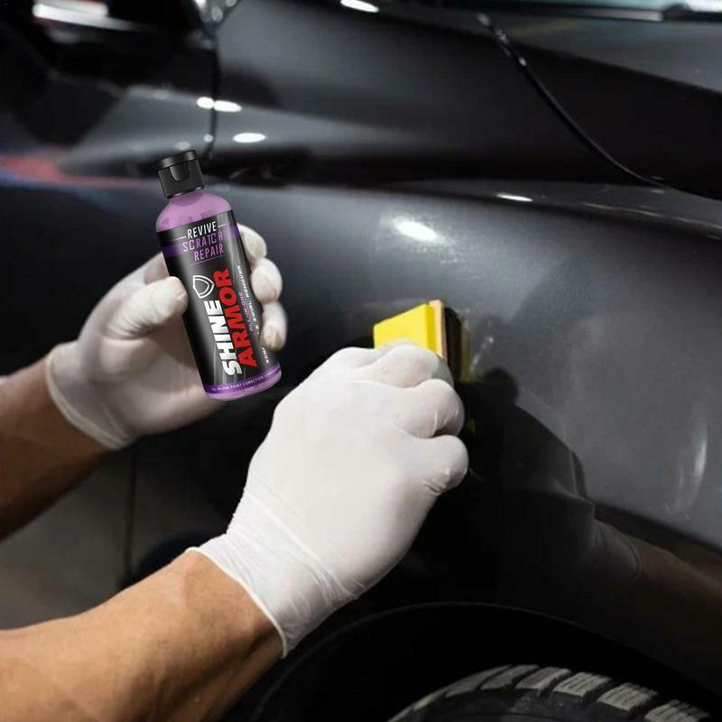 Naprawa zarysowań samochodowych zestaw lakier samochodowy Scratch Repair Eraser Liquid 4oz narzędzie do usuwania rys, które usuwa skazy bufory samochodowe polerki