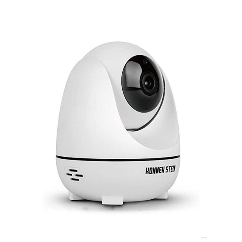كاميرا أمان لاسلكية منزلية جديدة 360 درجة HD 1080P كشف الحركة للرؤية الليلية التحكم عن بعد في اتجاهين الصوت مع فتحة للبطاقات TF