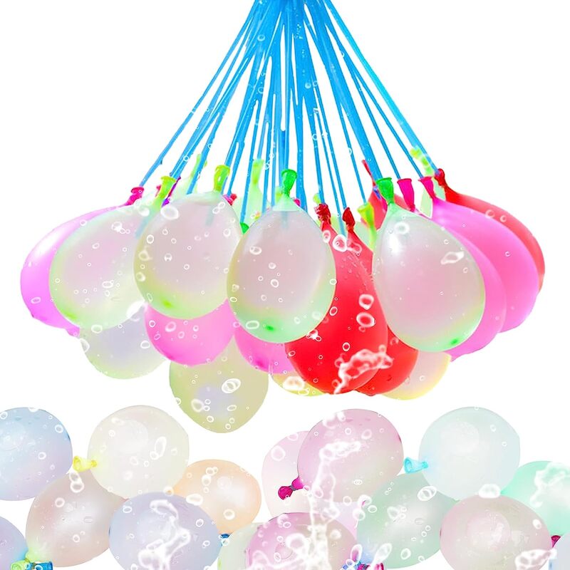 Brinquedos divertidos balões de água para crianças, bombas mágicas, festa de verão na praia, enchimento ao ar livre, adultos, crianças