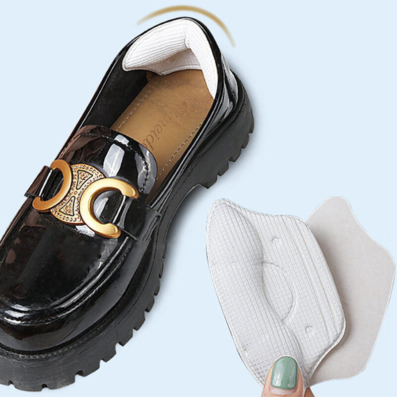 Almohadillas de tacón alto para zapatos de mujer, pegatinas protectoras de tacón, talla grande ajustable, accesorio de agarre