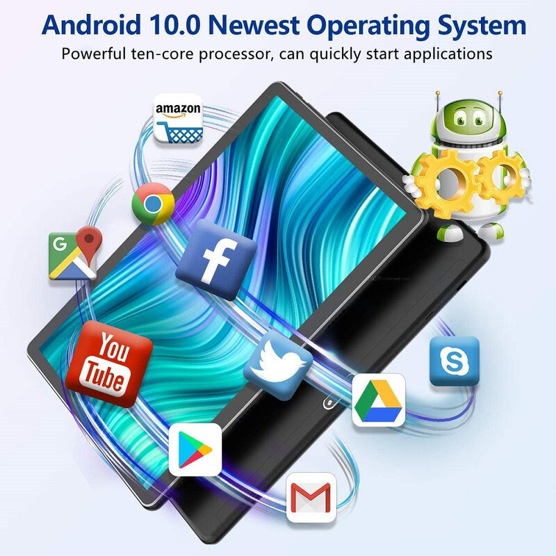 10นิ้วแท็บเล็ต Android M30 Pro 6GB RAM 128GB ROM แท็บเล็ตซิมการ์ดโทรศัพท์แท็บเล็ต4G เครือข่าย Global Version Android แท็บเล็ต