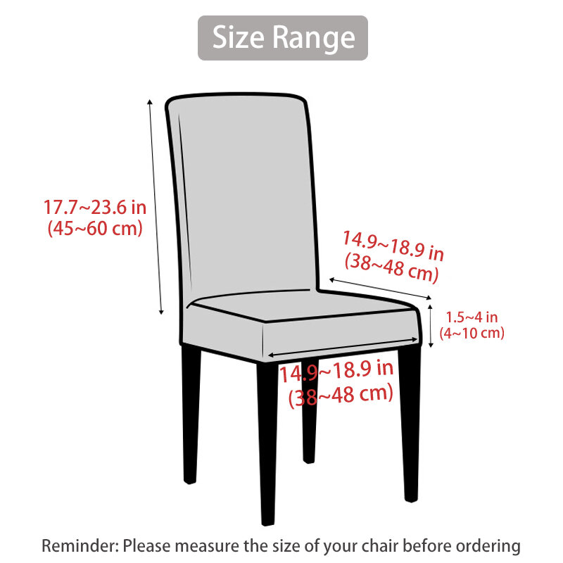 Funda elástica de LICRA para silla, Protector de asiento extraíble y lavable, estampado, para comedor, oficina y hogar, nuevo estilo