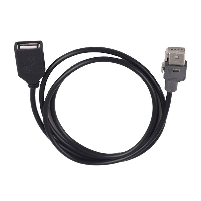 Samochód kabel USB bezpośrednie zastępuje części zamienne kabel Adapter łatwy w instalacji samochodowe Stereo kabel USB do Peugeot 307 408 Citroen C4 C5