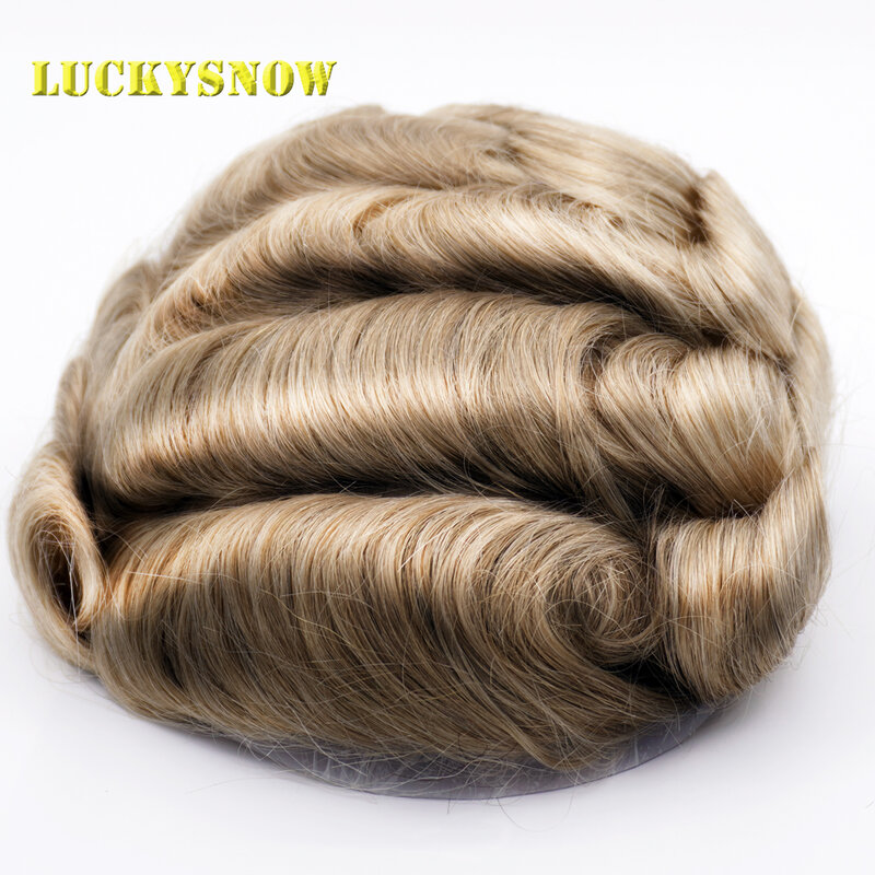 8 "x 10" peruca v-loop para cabelo masculino peças 0.12mm completa do plutônio fino da pele dos homens perucas 90% desntiy sistemas do cabelo humano