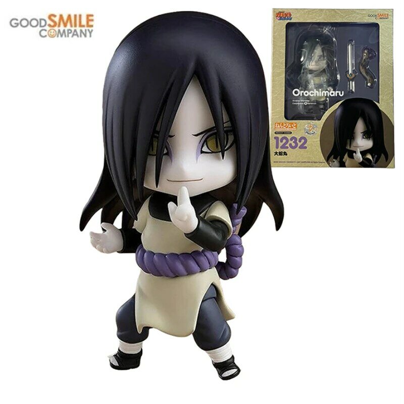 Original GSC 1232 Anime Peripheral Movable Q Version Figure NARUTO 1232 Orochimaru Toy Birthday Gift Decoration Collection Model