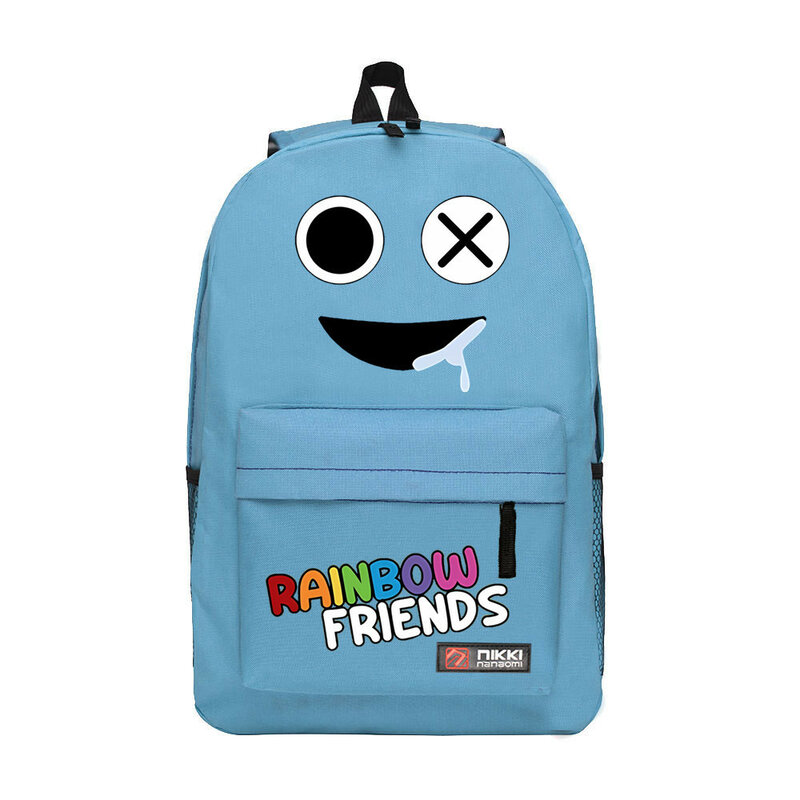 Mochilas escolares de Anime Rainbow Friends para niños y adolescentes, bolsa de viaje de gran capacidad