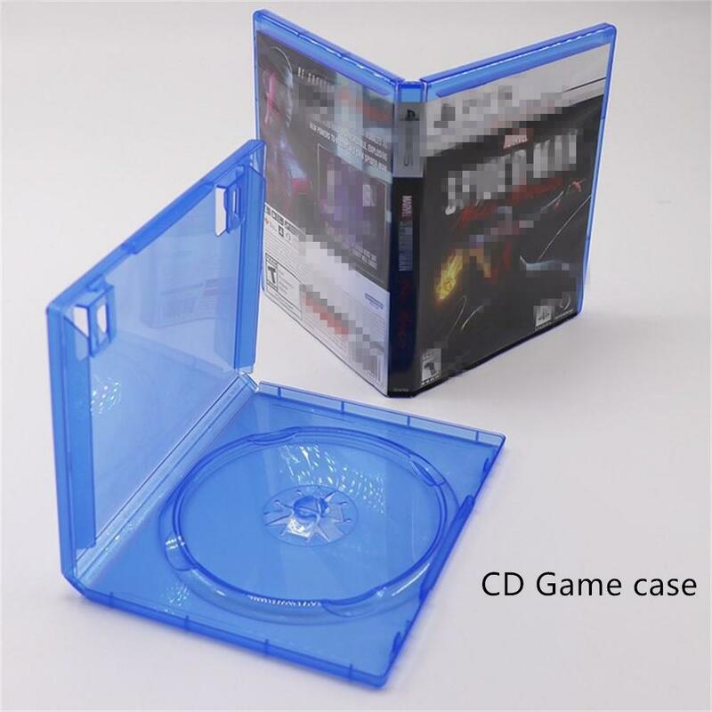 กล่องป้องกันเคสใส่เครื่องเล่นเกมซีดีเข้ากันได้กับที่เก็บแผ่น CD DVD สำหรับเกม Ps5/Ps4เคสฝาครอบดิสก์ฝาครอบกล่องเกม
