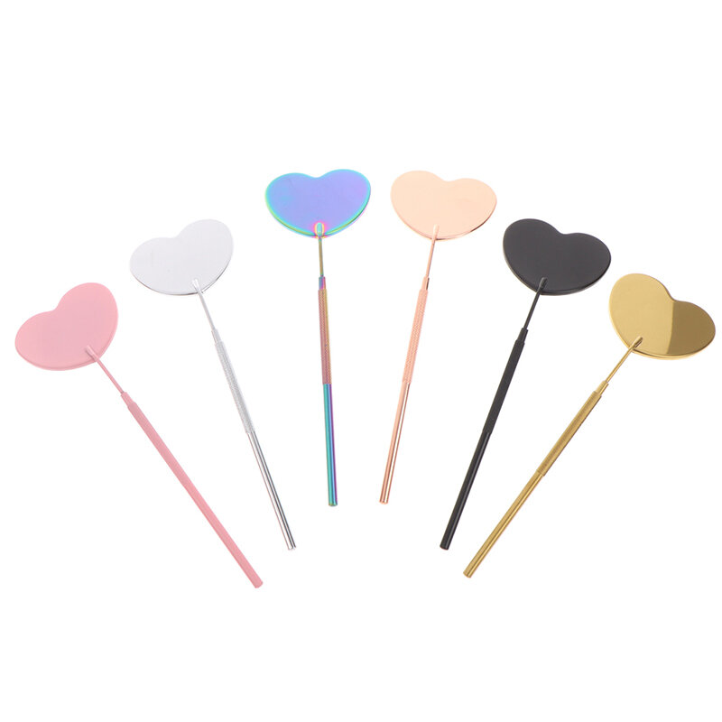 Miroir de maquillage pour cils, outil de beauté grossissant, outil d'extension