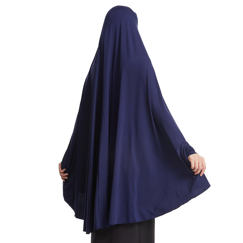 Women Muslim Abaya Long Hijab Thobe Abaya Head Scarf Islamic Prayer Garment Overhead Turban Hijab Shawls Wraps Ramadan