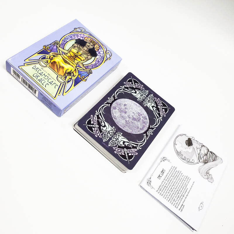 Cartas de oráculo de Tarot con guía, juego de mesa, baraja de cartas de oráculo, adivinación de La Fortuna, novedad