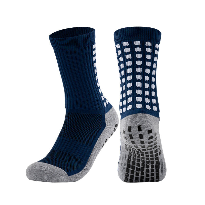 50Pairs Wholesale Men's Professional Football Socks Non-slip Sports Running Socks Towel Bottom Sport Mid Tube Socks