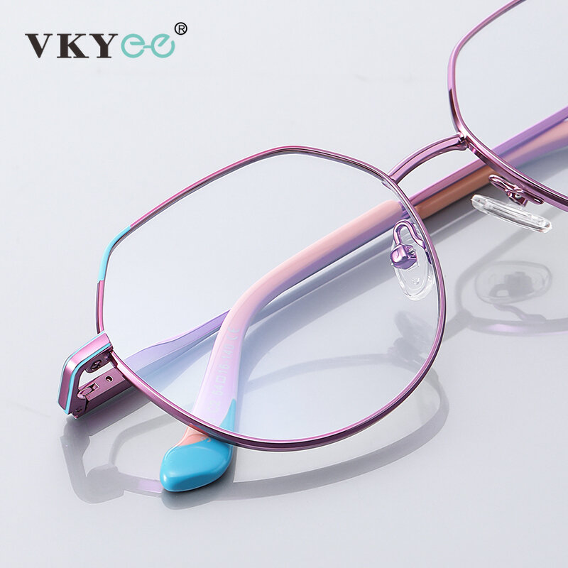VKYEE Kacamata Baca Wanita Anti Cahaya Biru Terlaris Bingkai Kacamata Pemblokiran Cahaya Biru Kacamata Komputer Pelindung Mata