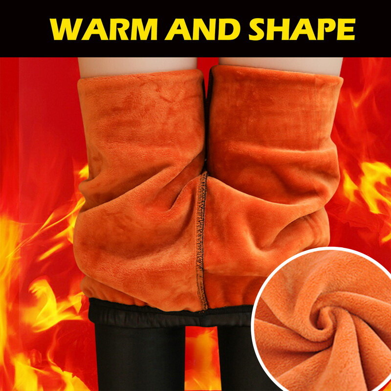 Warm Pu Leggings Women Leather Pantalones High Waist Thermal Tights Stretchy Pants Winter Fleece Lined Black Trousers Jeggings