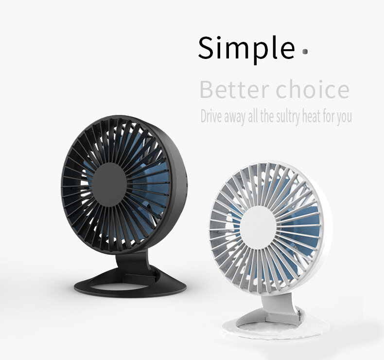 ZAOXI New Small Table Fan Mini ventilatore portatile silenzioso dormitorio Office Cooling Desktop Standing Fan per 2022 Desk Summer