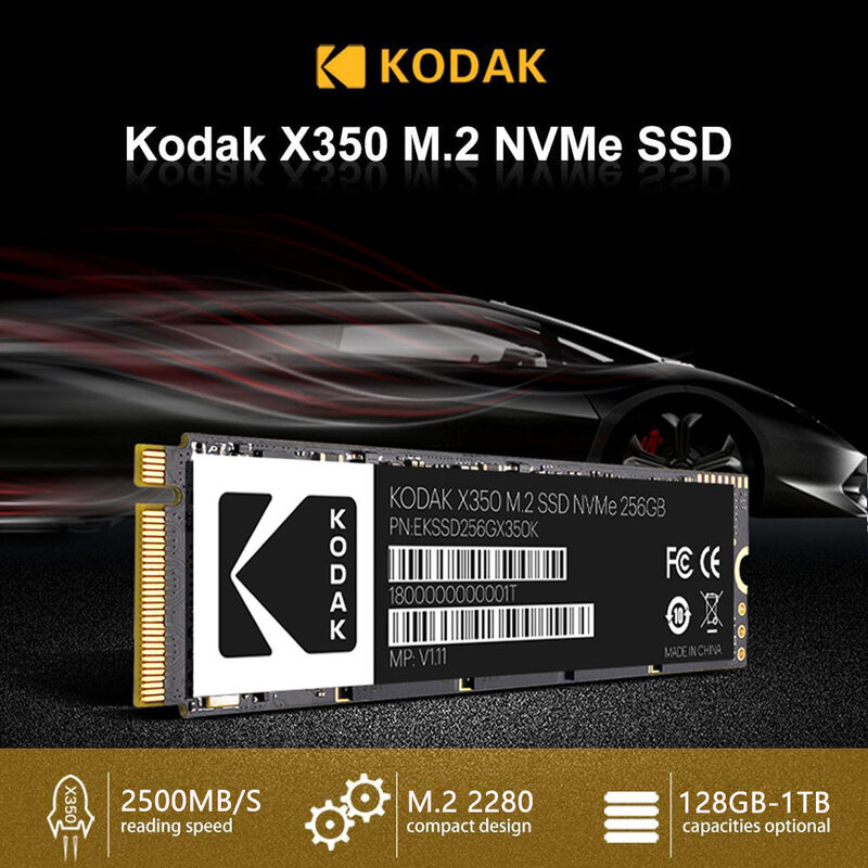 Kodak X350 M.2 NVME SSD serie 512GB Pcie Trie 2280 SATA3.0 AHCI unità a stato solido interna 120GB 480GB 960GB per Desktop portatile