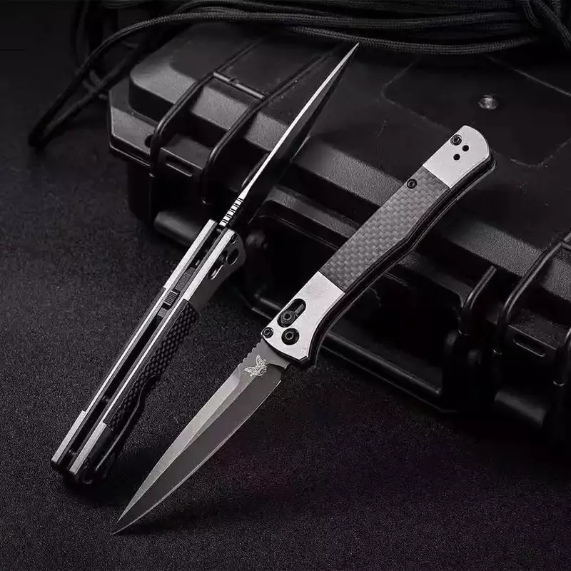 Складной нож с алюминиевой ручкой BENCHMADE 4170BK, походные охотничьи ножи для выживания, безопасные карманные ножи для защиты