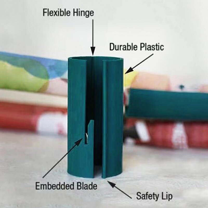 Cutting Tools Sliding Gift Wrapping Paper DIY Cutter Packaging Paper Roll Cutter Cuts The Prefect Line Every Single Time Paper