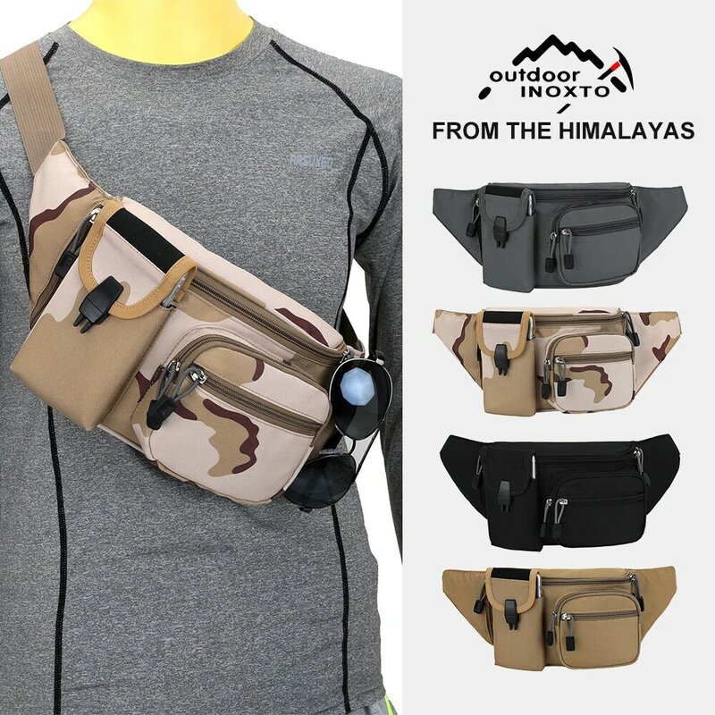 Outdoor Backpack Sports Military Shoulder Bag Waist Bag Hiking Mountaineering Camping Hunting Fishing