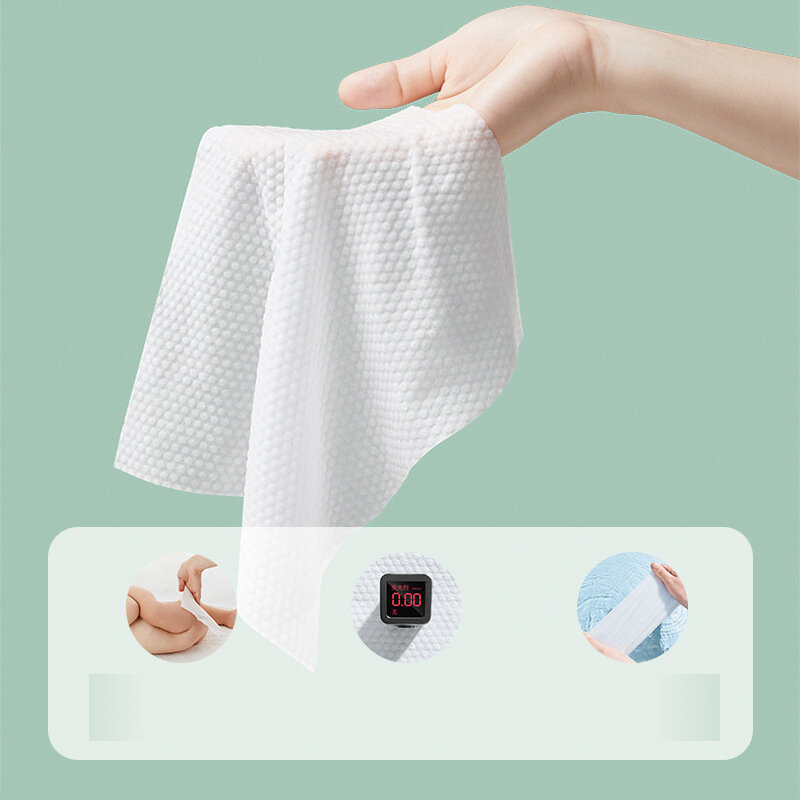 Одноразовое полотенце для мытья лица, 1 упаковка, полотенце для чистки лица из хлопка
