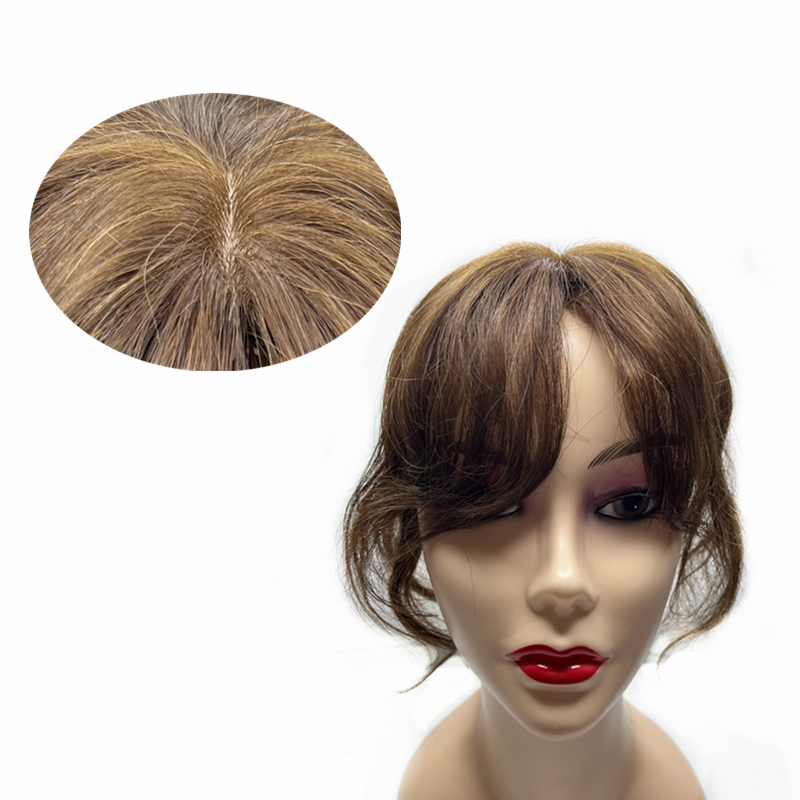 Halo Lady – extensions de cheveux naturels pour femmes, postiche avec Clips invisibles, couverture ondulée, gris, Non remy, 10 pouces