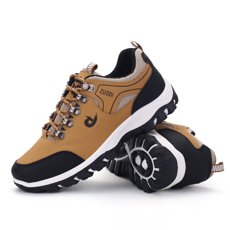 Chaussures de randonnée respirantes pour hommes, baskets de pêche et de Camping, bottes de chasse à lacets, grande taille 39-48