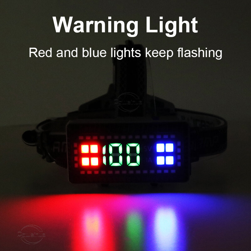 Mới Nhất XHP220 Mạnh Đèn LED USB Sạc Đầu Đèn Công Suất Cao 120W Đèn Pha 18650 Đầu Đèn Pin Ngoài Trời Lồng Đèn