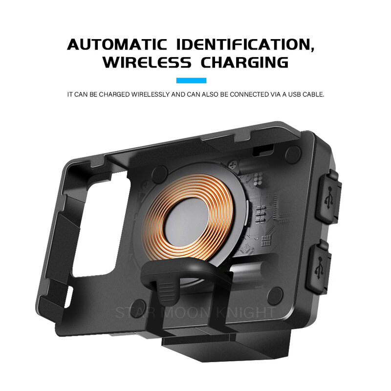 For BMW R1200RT R1250RT R 1200 1250 RT 2014 - 2020 Motorcycle USB Mobile Phone GPS Navigation Bracket Wireless Charging Support