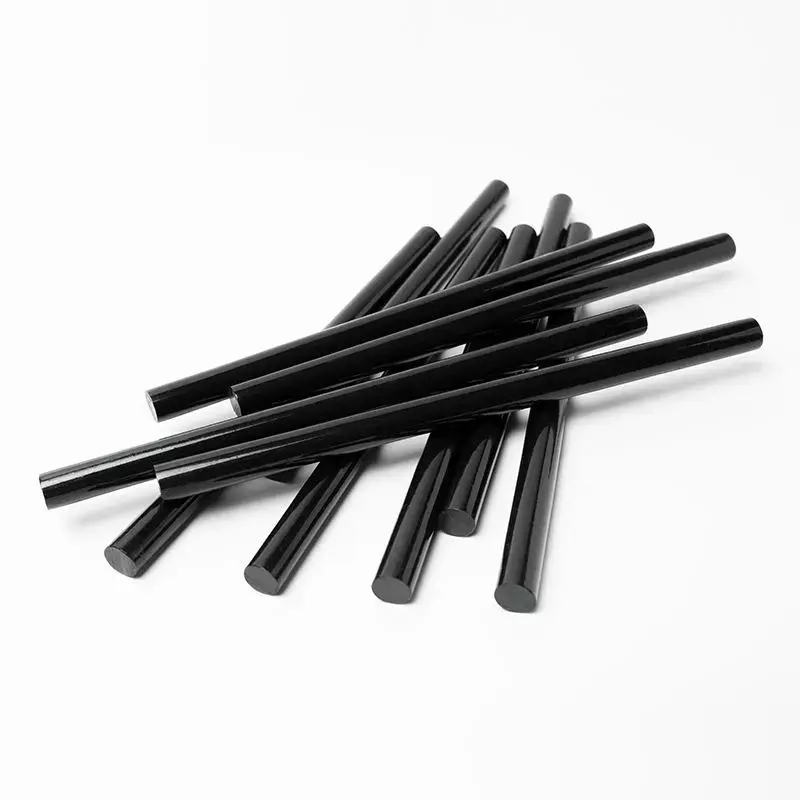 NEW2022 7X100มม.กาว Hot Melt Stick สีดำกาวสำหรับ DIY Craft เครื่องมือซ่อมแซมของเล่น Drop Ship clear/Black กาว Sticks