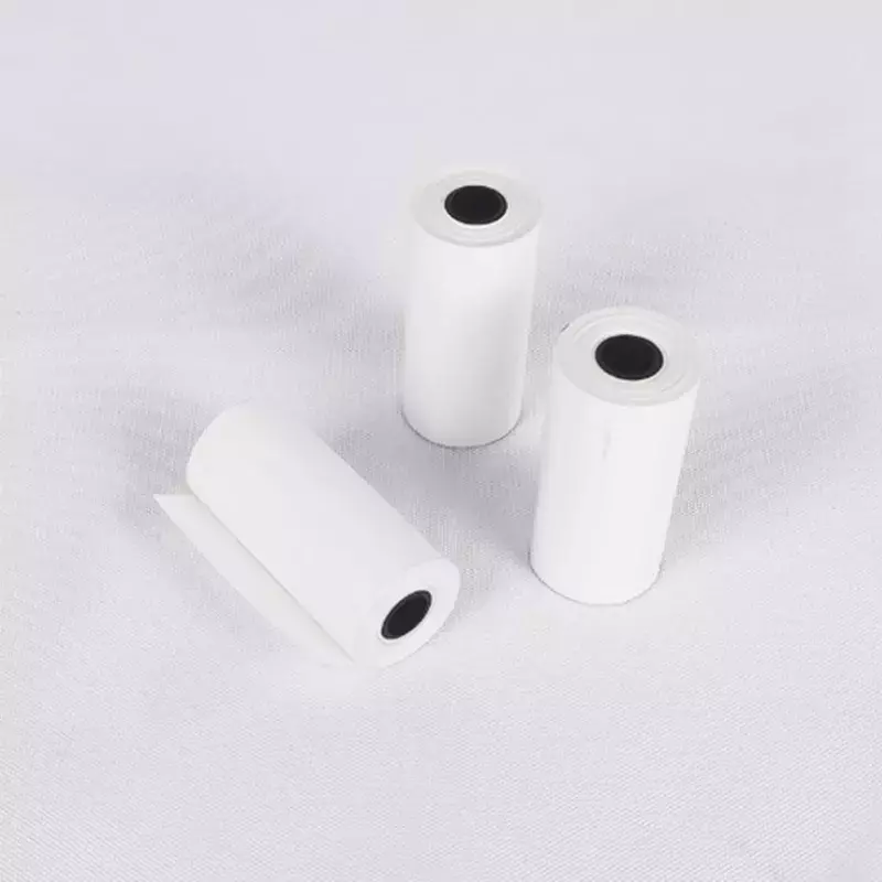 5 rolek do druku naklejki rolka papieru bezpośredni papier termiczny z samoprzylepnym 57*30mm do PeriPage A6 Pocket PAPERANG P1/P2