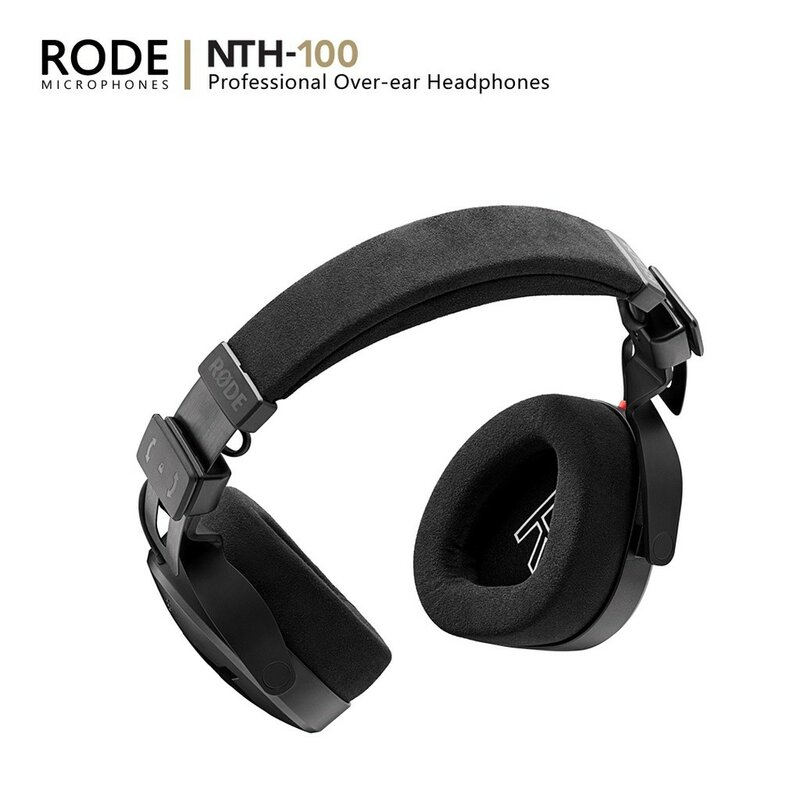RODE NTH-100 سماعات احترافية سلكية رصد سماعات مريحة لارتداء/إلغاء الضوضاء سماعات للتسجيل