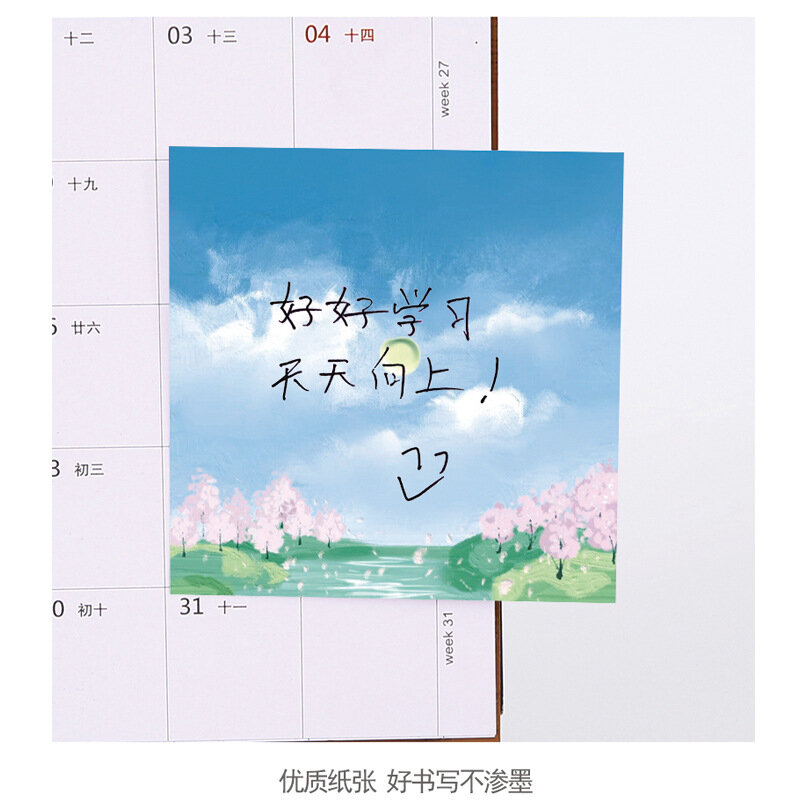 Koreański kreatywność dziewczyna notatniki papiernicze kartki samoprzylepne Kawaii Decor Planner biuro Tag szkolne notatnik wiadomość etykieta