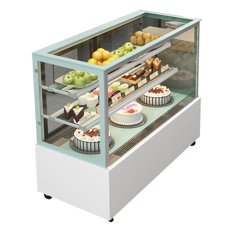 Commercial Bakery Shop Cold Cake Pastry and Bread Storage Glass Display Refrigerated Cabinets Price for Sale