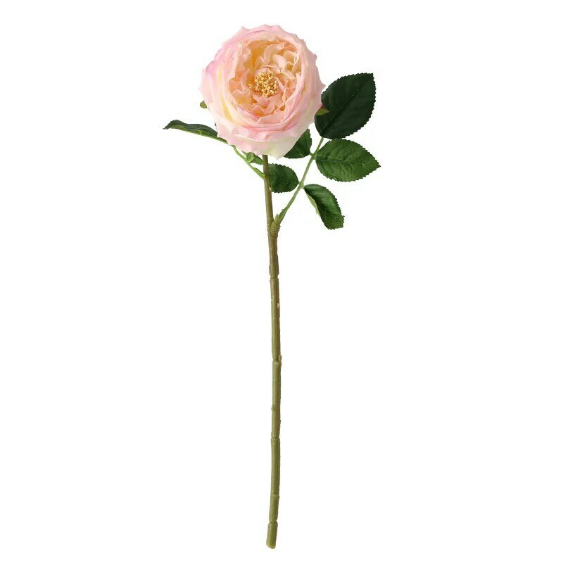 5Pcs Kunstmatige Rose Pioen Real Touch Bloemen Voor Thuis Tafel Decoratie Bruidsboeket Woonkamer Kantoor Decor Nep Rozen