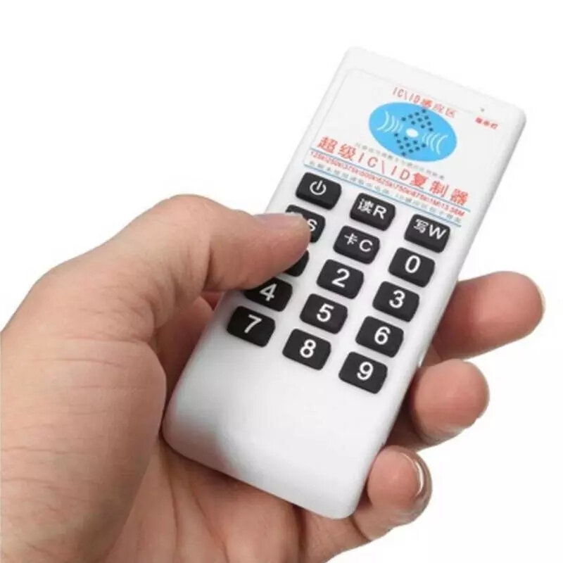 RFID Handheld 125Khz-13.56MHZ โปรแกรมเมอร์เครื่องถ่ายเอกสาร Duplicator Cloner พวงกุญแจป้าย NFC ID/IC & Writer การ์ดชุด