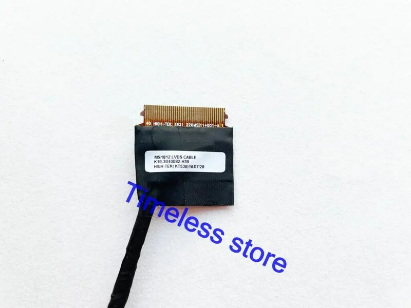 new original for MSI MS1812 MS-1812 led lcd lvds cable 40 pin K19-3040082-H39