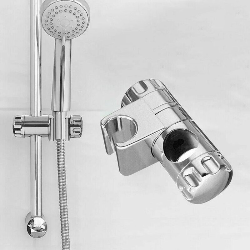 Chromowany uniwersalny uchwyt prysznicowy uchwyt przesuwny prysznicowy uchwyt do prysznica mocowanie regulowanych akcesoriów łazienkowych
