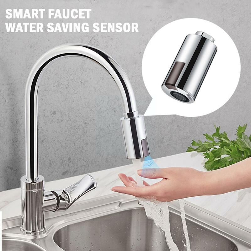Torneira Sensor de Movimento de Poupança de Água Para Pia De Cozinha Adaptador Inteligente Touchless Faucet Para Banheiro Torneiras Sem Contato Sem F0C5