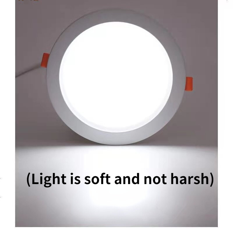 LED Downlight พื้นผิว Ultra-บางห้องนั่งเล่นในครัวเรือนแผง Anti-Glare รอบเพดานเพดาน