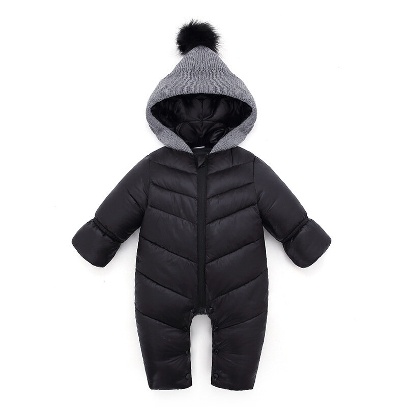 Baby girl outfit Autumn Winter Infant Clothing Thick Fluff Baby Rompers For Baby Girls Jumpsuit Newborn Baby Boys Clothes