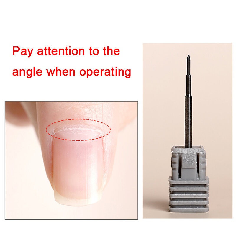 3PCS Carbide Tungsten Cuticle Pedicure Nail Drill Bits For Electric Nail Manicure Machine Milling Cutters Bit nail drill bit set