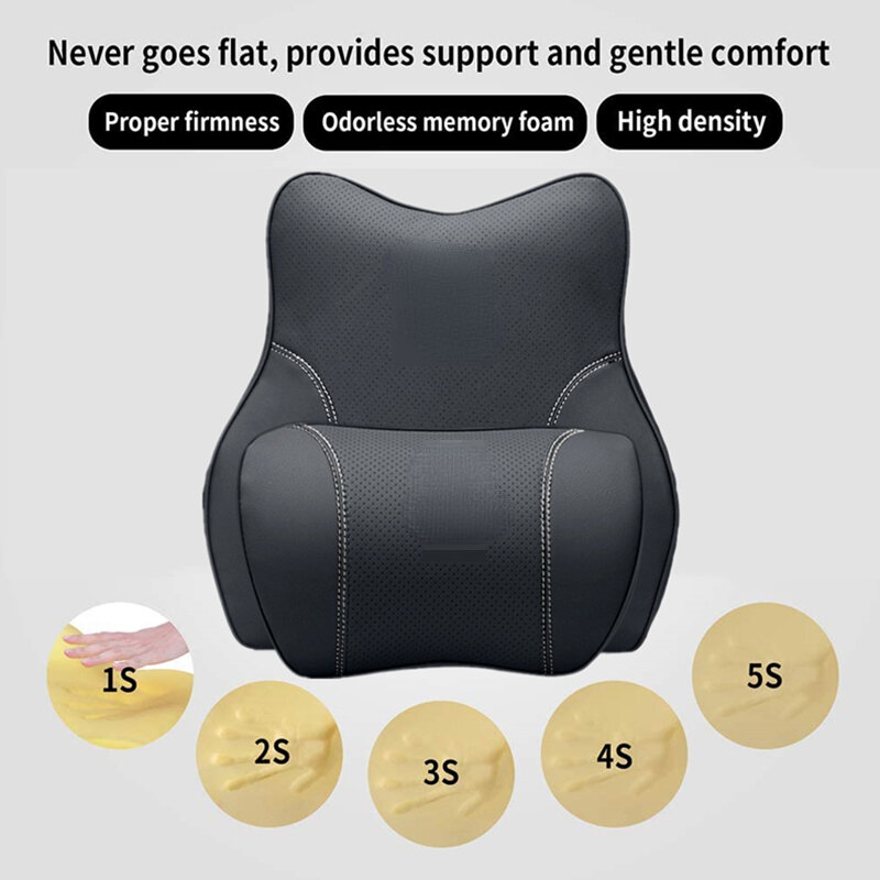 Cuscino di supporto in Memory Foam per Tesla modello 3 X S Y sedile lombare Full Protect cuscino poggiatesta cuscino di supporto in vita