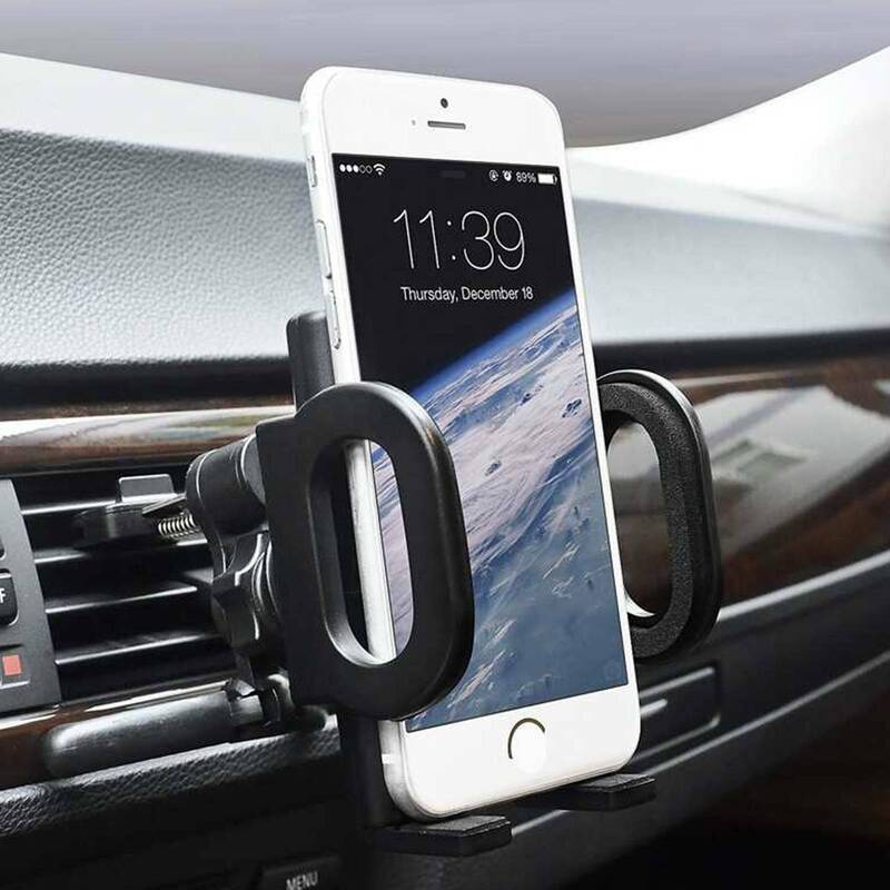 자동차 전화 홀더 마운트 크래들 360 휴대 전화에 대 한 유니버설 공기 환기 브래킷