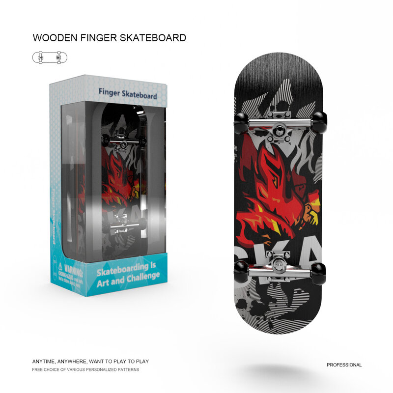 Youpin Finger SkateBoard Toy legno Maple Finger Skateboard Fun Fingerboard Toy Professional Finger Board alleviare il giocattolo a pressione