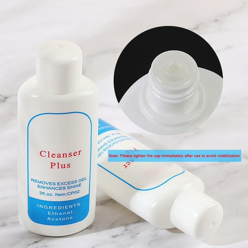 60ml Nail Degreaser Liquid Sticky Layer Gel Polish Excess Cleaner Nail Remover Acetone Art Fast Dry Salon For Nail Extension