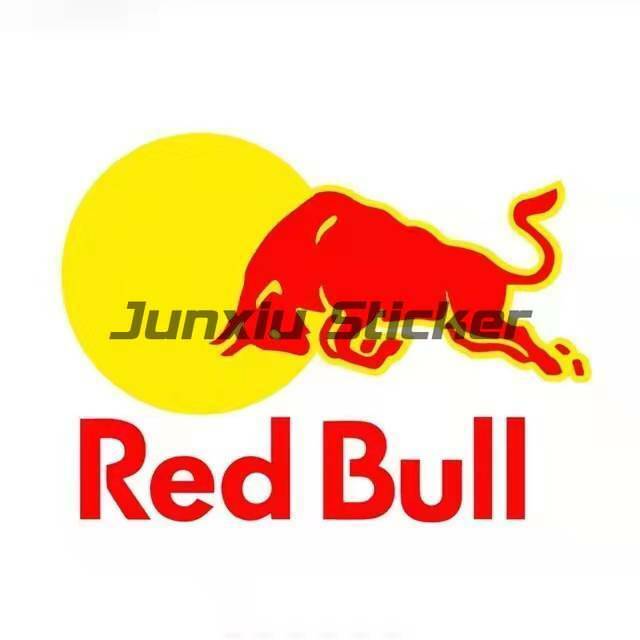 الثور رئيس اللون الأحمر الحيوان سيارة ملصق شخصية ملصقات ملونة مقاوم للماء خدش واقية غطاء خدش الشارات الفينيل Kk10cm