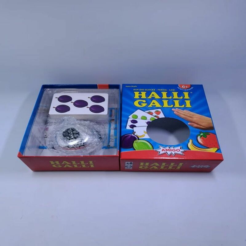Versão alemã do popular jogo de tabuleiro halli galli capacidade de treinamento responder crianças brinquedos educativos interativos