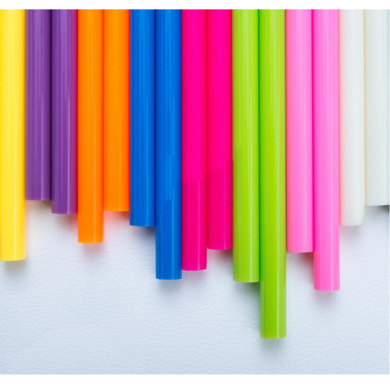 Farbige Hot Melt Kleber Sticks 7mm Adhesive Assorted Glitter Kleber Sticks Professionelle Für Elektrische Kleber Pistole Handwerk Reparatur