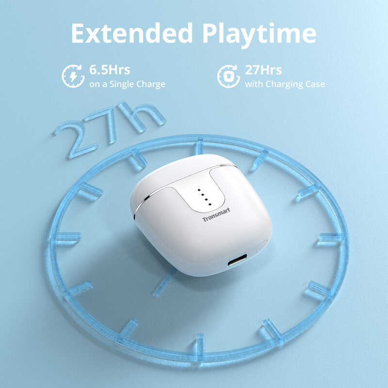 Tronsmart – écouteurs sans fils Bluetooth 5.2, oreillettes TWS avec AptX, casque Qualcomm amélioré, nouveauté 2022