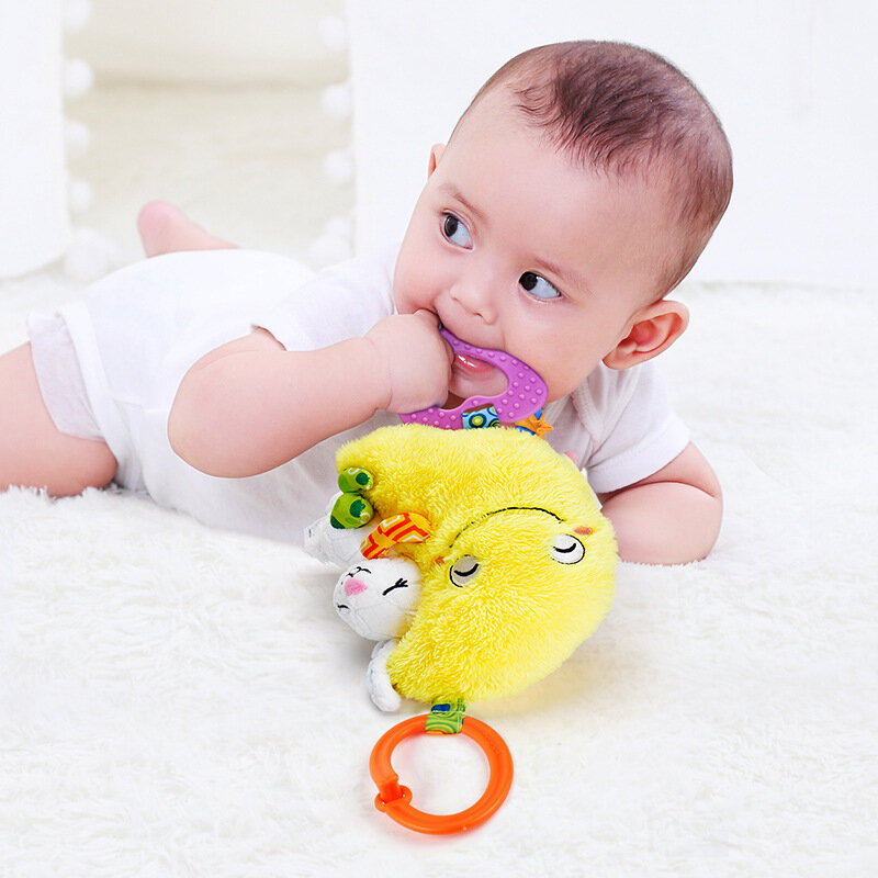 Кулон на детскую коляску Moon Cloud Dora Bell, обучающая игрушка для новорожденных, плюшевые игрушки