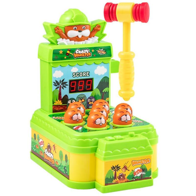 Electronic Whack The Mole Arcade Game Toys Hit Hamster Game Machine With Sound Interactive Educational Toys For Chidlren